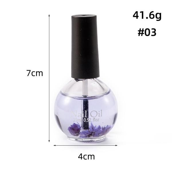 Nail Care Cuticle Dried Flower Nutrition Private Label Strawberry Scents Safe and Odorless 7 Scented Cuticle Oil for Nail Salon