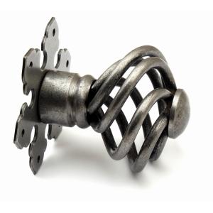Quality Antique Iron Deadlock Door Knob , Gatehouse Door Knobs Furniture Hardware for sale