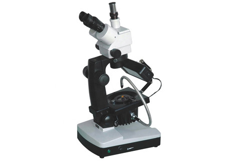 Jewelry Identification Dark Field Microscope With Camera Gemological Polarizing