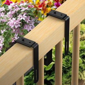 Adjustable Window Box Brackets 6 Pack for Maximum 12'' Depth and Wall Mount