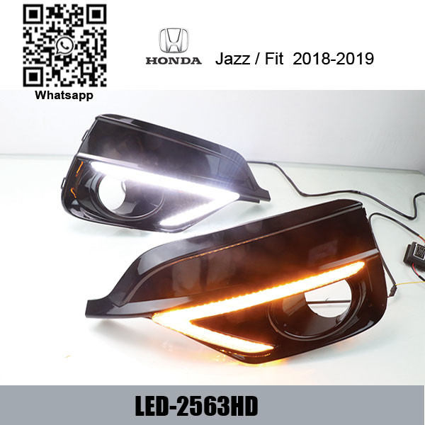 Buy Honda Jazz Fit 2018-2019 LED Daytime Running Lights DRL driving daylight at wholesale prices
