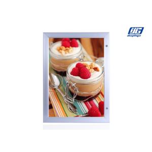 A4 Poster Display Outdoor LED Lockable Light Box Aluminium Frame Waterproof