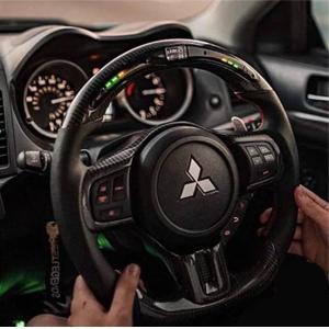 Quality Mistubishi Series Customized Design Steering Wheel With Black Grip for sale