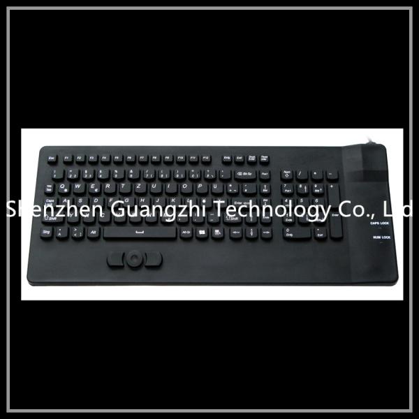 Buy Mechanical Silicone Rubber Keypad Black For Industrial Equipment Washable at wholesale prices