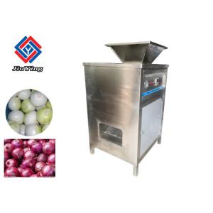 Professional Onion Processing Equipment , Lower Power Garlic Peeling Machine