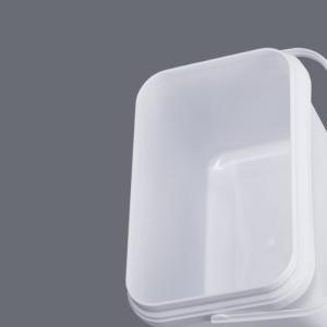 1.5L-25L Square Rectangle PP Bucket With Lid For Silk Screen / Heat Transfer