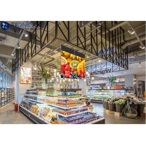 49inch Hanging Digital Signage Screens Dual Sided 700nits Retail Design