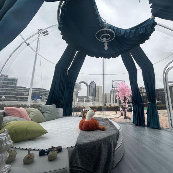 Transparent pc Panoramic Star Room Homestay Hotel net Red Bubble House awning outdoor tent
