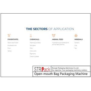 25kg/bag PE Open Mouth Bag Packaging Machine for Chemical Pellet Powder