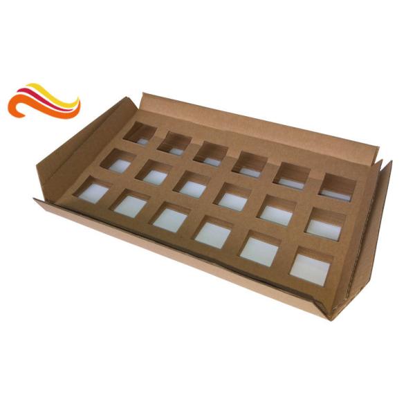 F Flute Corrugated Packaging Box Silver Foil With E - Wall Paper Material