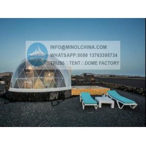 China HotDIP Galvanized Geo Tent Dome With Heat Proof Aluminium Layer on sale