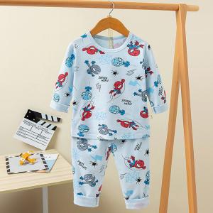 Autumn Children printed pyjama set Full Flower Long Pyjamas Set