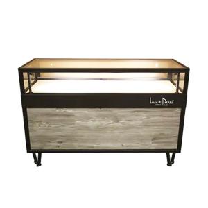 China Store Jewelry Display Fixtures Retail Power Coated Glass Shop Lockable on sale