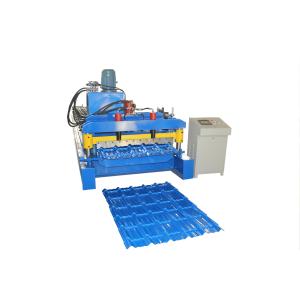 2025 New Design for Glazed Roof Tile Roof Sheet Roll Forming Machine With 18