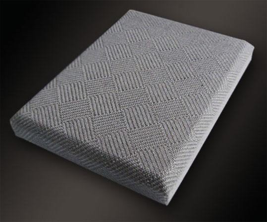 Buy Chamfer Angle Insulation Acoustic Fabric Panels / Wall Covering Board at wholesale prices