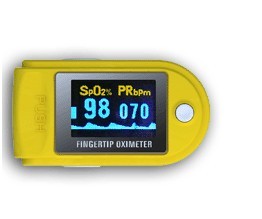 Hospital Color Custom Fingertip Pulse Oximeters with Alarm AH - 50D