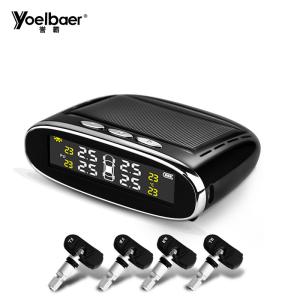 China Solar Tyre Pressure Monitoring System Display Intelligent Temperature Warning on sale