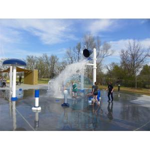 Commercial Fiberglass Aqua Play Games Children Pool Big Water Buckets