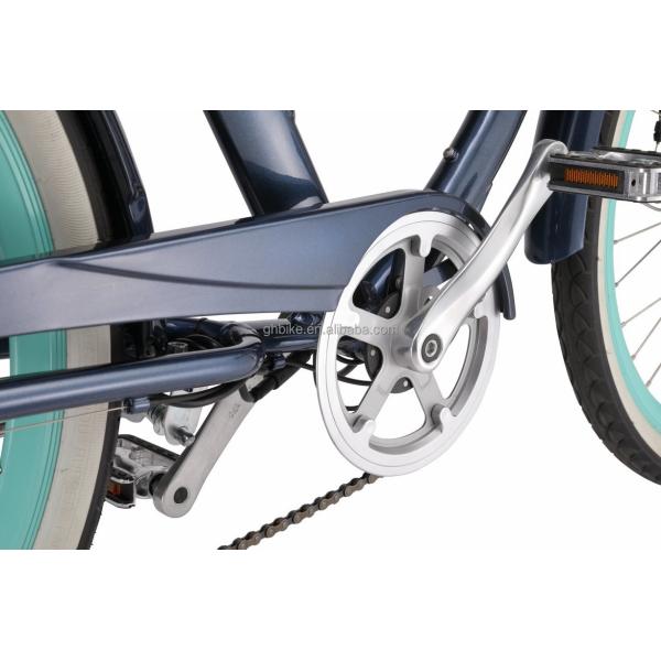 Power Supply Lithium Battery 48V 14AH Electric Beach Cruiser Bicycle for Women Adults