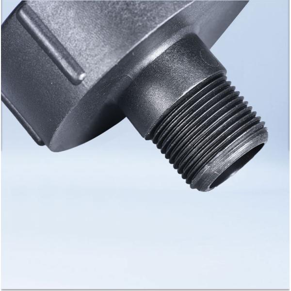 1 Inch Adapter Connector For IBC Tank Valve Fitting and Durable Black Connection