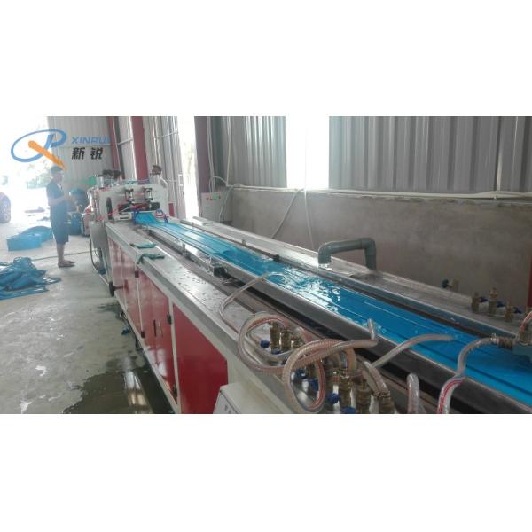 Double Screw 160kg/H 20m PVC Waterbar Production Line