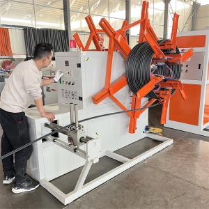 Full-automatic PE Pipe Extrusion Line with Screw L/D Ratio 33 1-38 1 and High