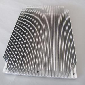 Alloy Practical TEC Heat Sink , Silver Extruded Aluminum Heatsink