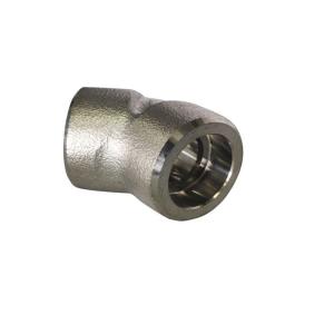 F304 45 Degree Elbow DN8 SCH160 Socket Pipe Fitting