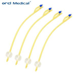 2 Way Latex Foley Catheter Silicone Coated Customized Free Sample
