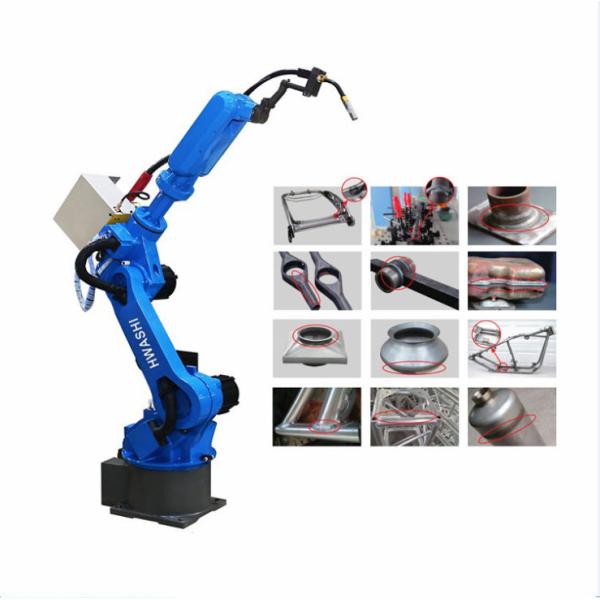 Buy HWASHI Automatic Arc CO2 MIG Welding Robot for Auto Parts / Bearing Parts at wholesale prices