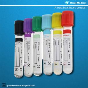 Renji Medical Disposable Vacuum Blood Collection Tube 13x75mm
