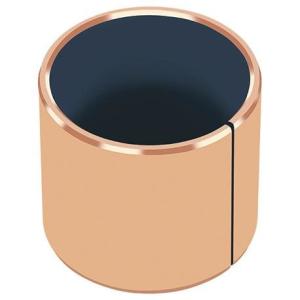 Pump Bronze Shaft Slit Bushings DIN1494 / ISO3547 Flange Bearings