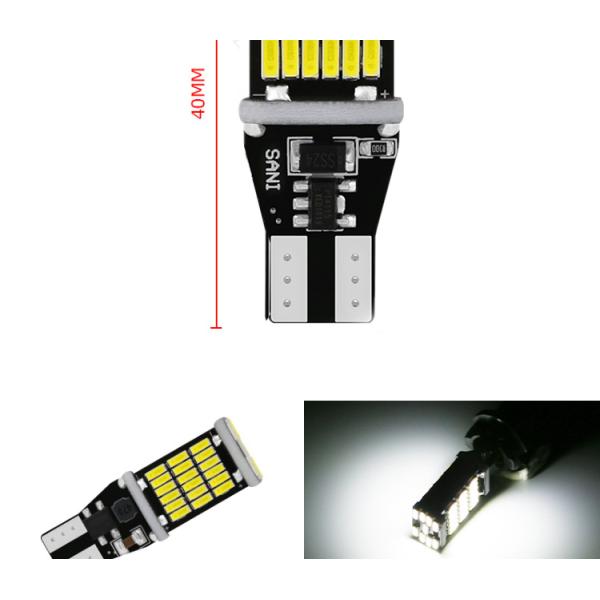 Universal Car Led Tail Light And Turn Signal bulbT15 4014 45smd 12-24V