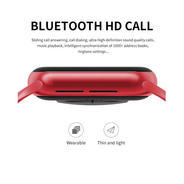 BT4.0 1.75 Inch Call Function Smart Watch T500 Plus 230mAh For Android