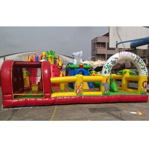 Quality Custom Design Commercial Inflatable Theme Park With 0.55mm PVC for sale