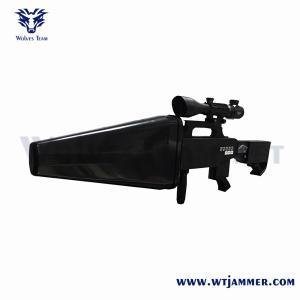 6 Bands Gun Type Anti Drone Jammers GPS WIFI2.4G WIFI5.8G Up To 2000m