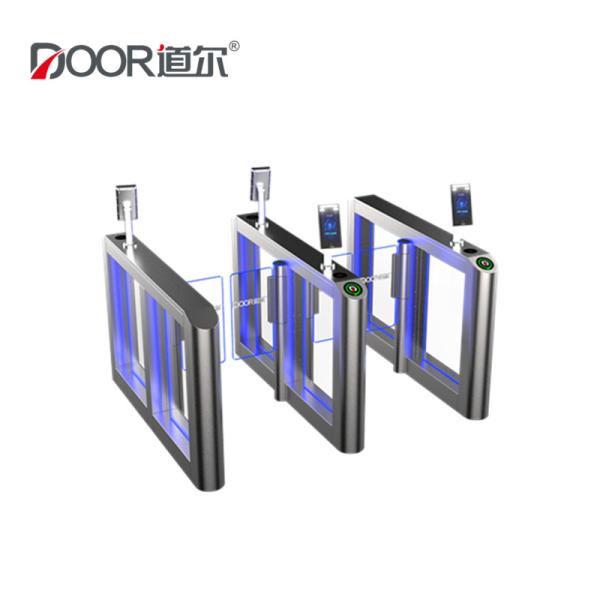 Buy Swing Gate Turnstile Gym Barrier Gate With Face Recognition Terminal System at wholesale prices