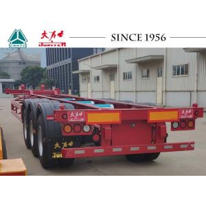 China Lightweight Gooseneck Skeletal Container Trailer With Airbag Suspension on sale