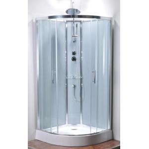 Sliding Door Corner Shower Stall For Star Rated Hotels / Real Estate Property