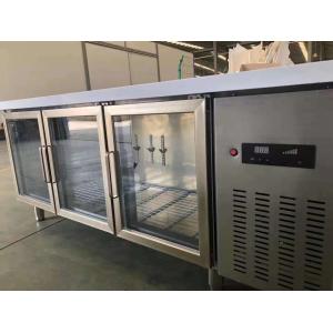 Direct Cooling Stainless Steel Freezers Refrigeration Facilities 1380L