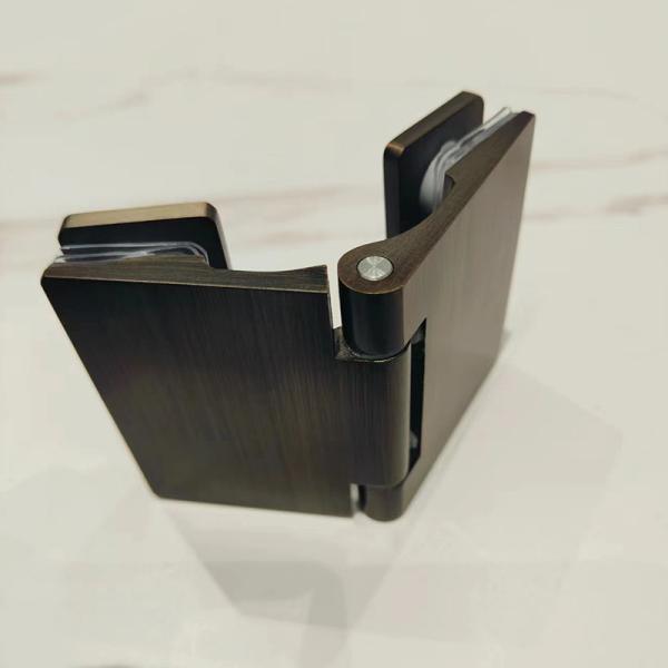 Stainless Steel Casting Bathroom Glass Door Hinge Erosion Resistant