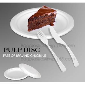 Compostable Clamshell Take Out Food Containers, Natural Disposable Bagasse, Eco