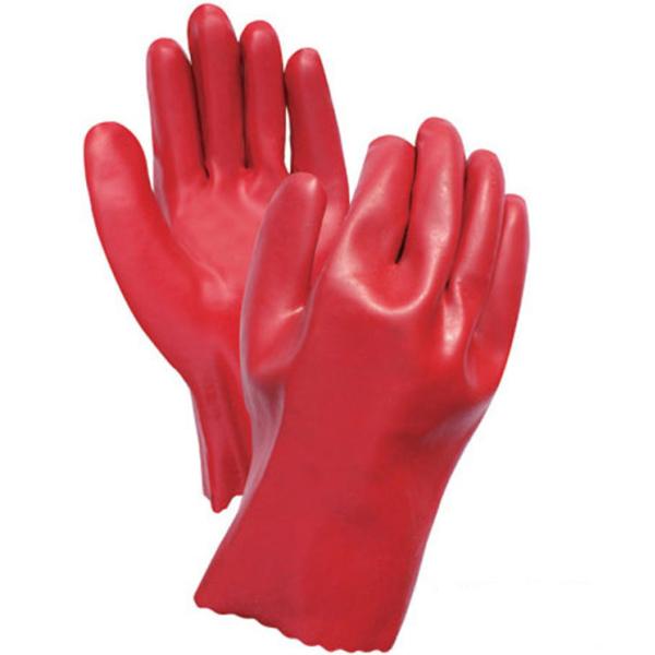 Buy PVC Glove, Interlock full coated PVC glove, Short Cuff at wholesale prices