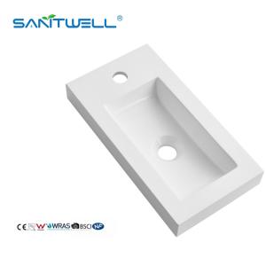 Small Size SWZ440 New Models Eco-Fridenly Stone Resin Basins Solid Surface