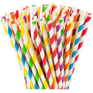 8mm Gift Seasonal BPA Free Customized Paper Straws