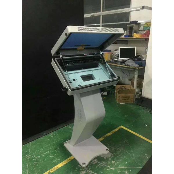 Bus Station Advertising Outdoor Touch Screen Kiosk Intelligent Light System Saving Energy