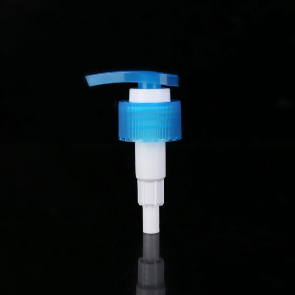 28/410 Ribbed Lotion Pump for Hand Pump in Blue