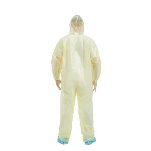 Anti Pollution Disposable Protective Coverall With Hood