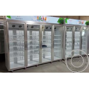 Air Cooling Upright Supermarket Display Refrigerator Showcase Commercial