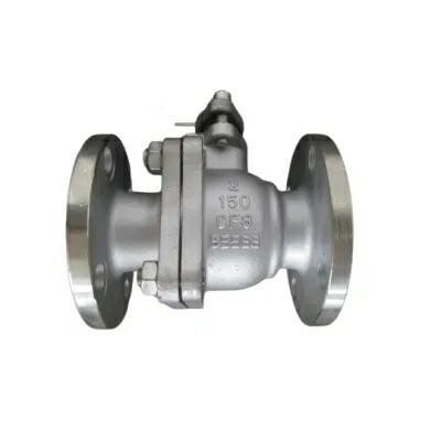 2205 Stainless Steel Full Port Floating 2PC Flange Ball Valve Gas and Hydraulic